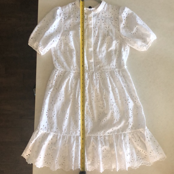 J. Crew white cotton eyelet dress. Size 6. - Picture 16 of 16